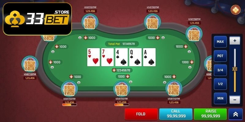 Đôi nét về Poker trực tuyến 33BET